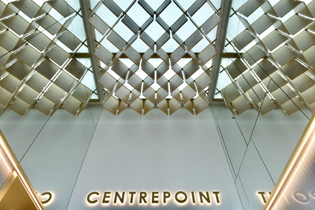 Rotating Feature Building Reception CENTREPOINT BUILDING RECEPTION AREA TRANSFORMATION - Gem Interior ...